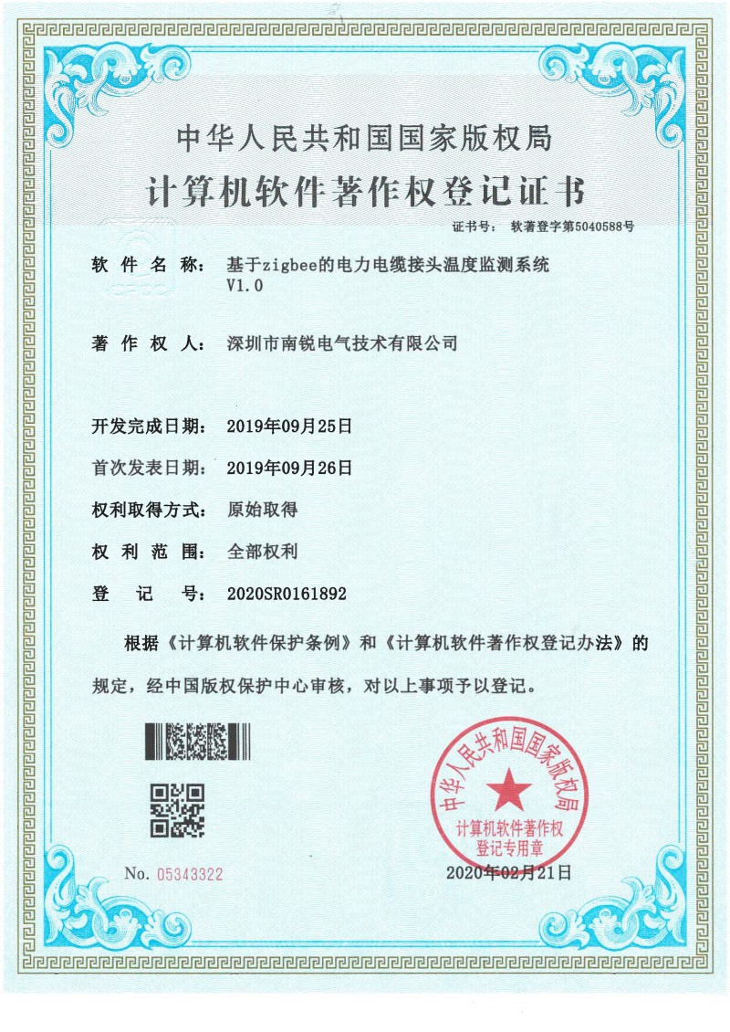 Enterprise patent certificate